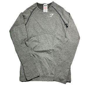 Gymshark Women’s vital seamless 2.0 long sleeve shirt charcoal grey Size Medium